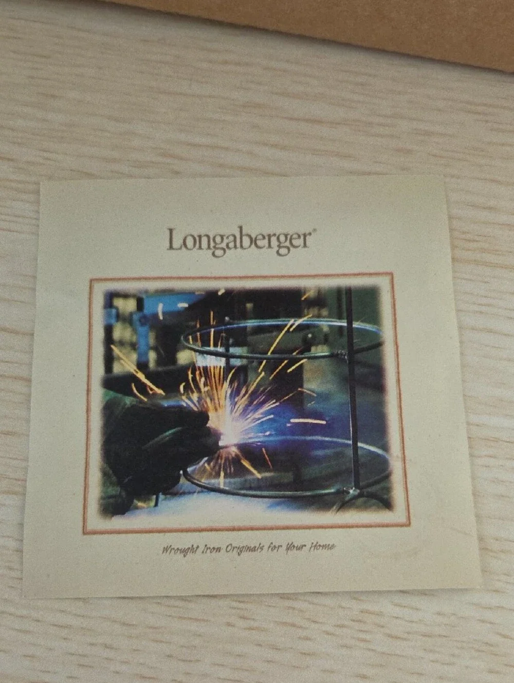 Longaberger branded label
